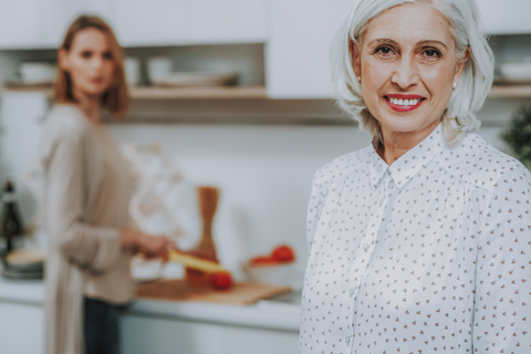 Mother In Law Problems - Mom and Daughter Cooking In Kitchen